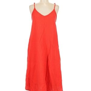bobi Scarlet Spaghetti Strap Dress